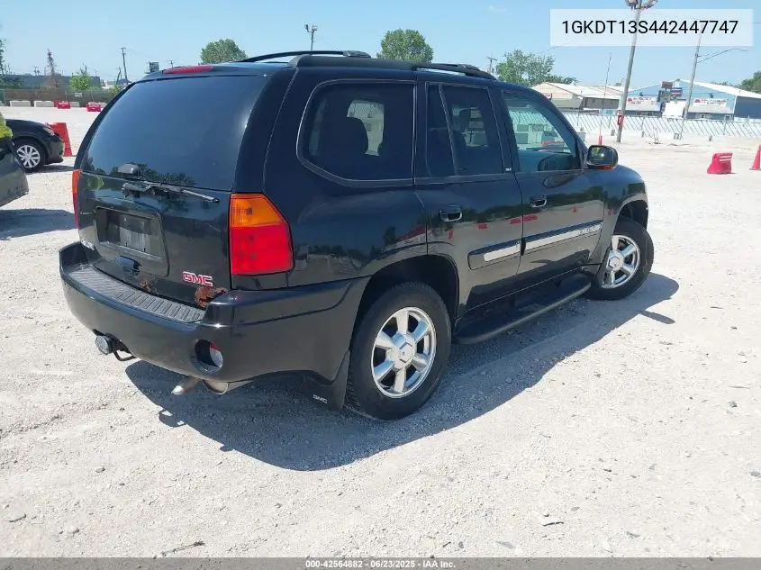 2004 GMC Envoy Slt VIN: 1GKDT13S442447747 Lot: 42564882