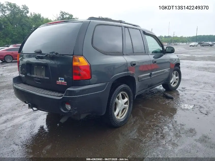 2004 GMC Envoy Sle VIN: 1GKDT13S142249370 Lot: 42623083
