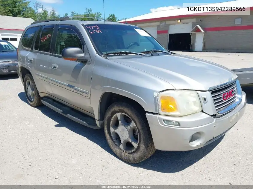 2004 GMC Envoy Slt VIN: 1GKDT13S942289566 Lot: 42786134