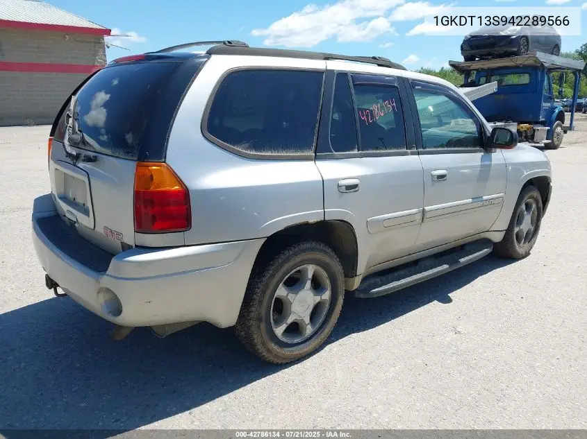 2004 GMC Envoy Slt VIN: 1GKDT13S942289566 Lot: 42786134