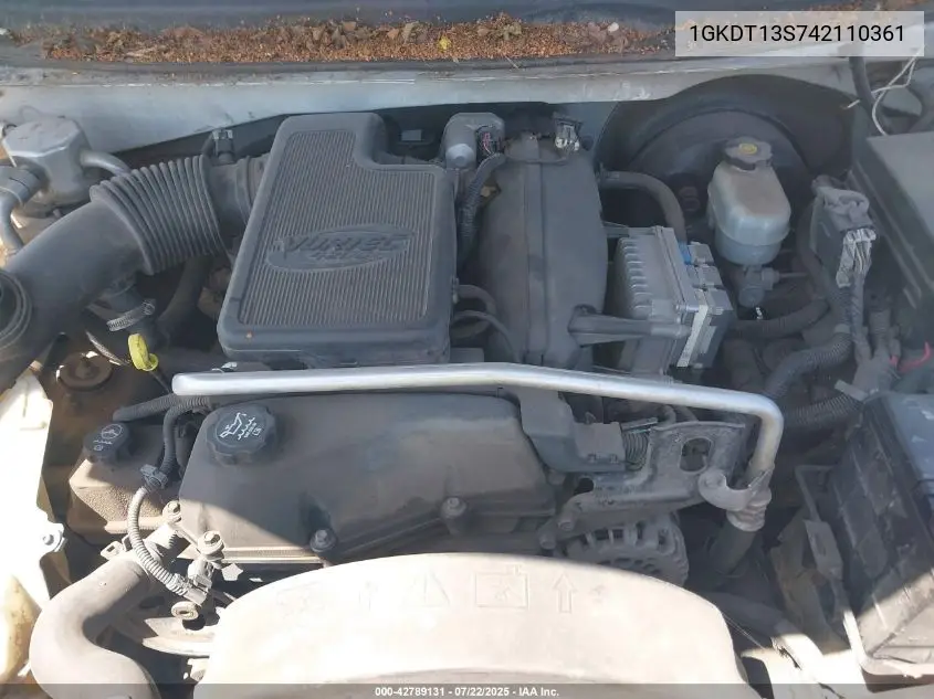 2004 GMC Envoy Sle VIN: 1GKDT13S742110361 Lot: 42789131