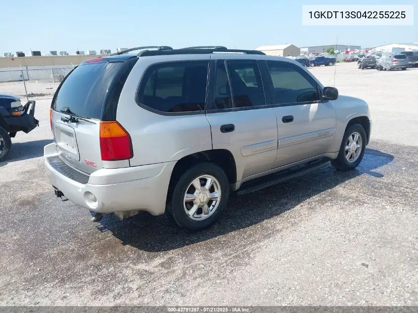 2004 GMC Envoy Sle VIN: 1GKDT13S042255225 Lot: 42791287