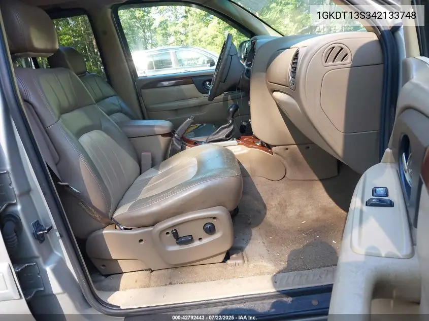 2004 GMC Envoy Slt VIN: 1GKDT13S342133748 Lot: 42792443