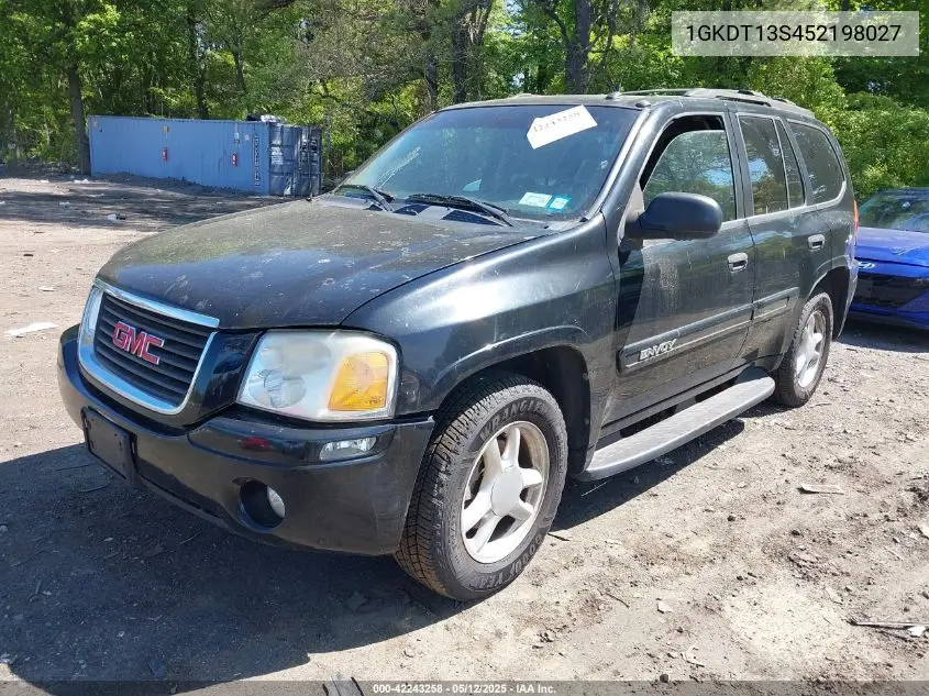 2005 GMC Envoy Sle VIN: 1GKDT13S452198027 Lot: 42243258