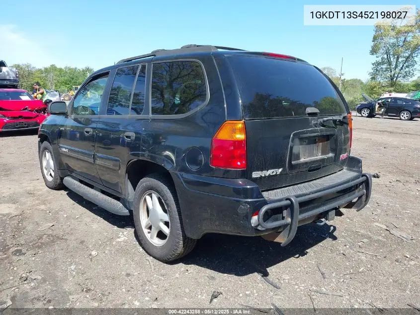 2005 GMC Envoy Sle VIN: 1GKDT13S452198027 Lot: 42243258