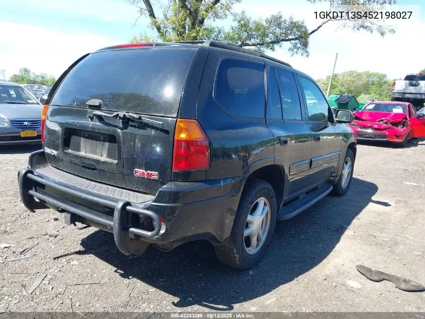 2005 GMC Envoy Sle VIN: 1GKDT13S452198027 Lot: 42243258