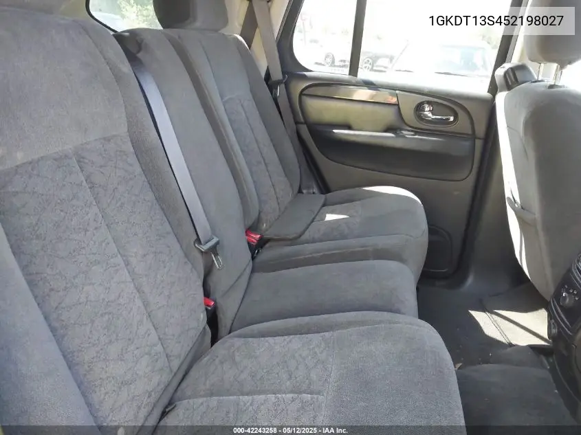 2005 GMC Envoy Sle VIN: 1GKDT13S452198027 Lot: 42243258