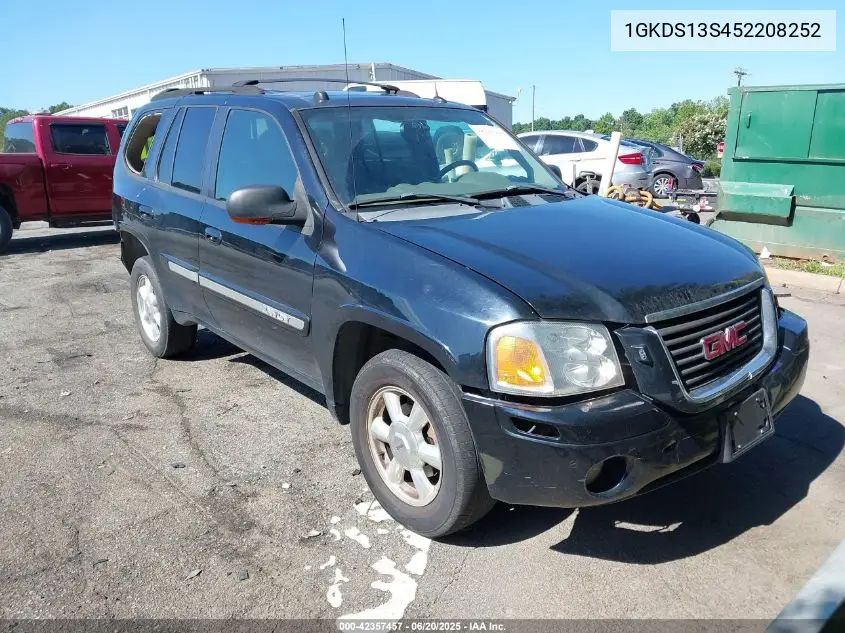 2005 GMC Envoy Slt VIN: 1GKDS13S452208252 Lot: 42357457