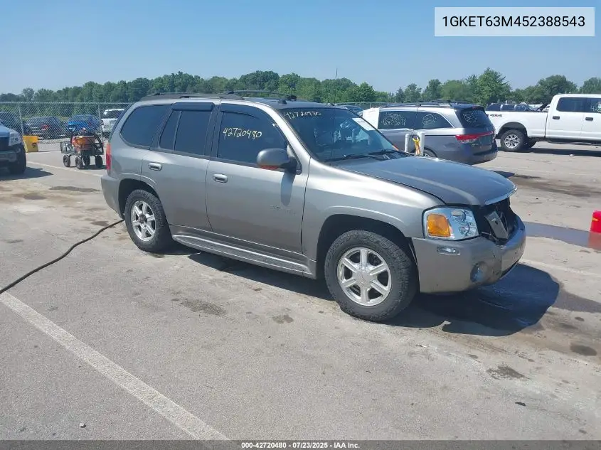 2005 GMC Envoy Denali VIN: 1GKET63M452388543 Lot: 42720480