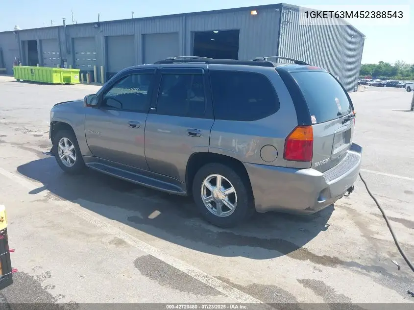 2005 GMC Envoy Denali VIN: 1GKET63M452388543 Lot: 42720480