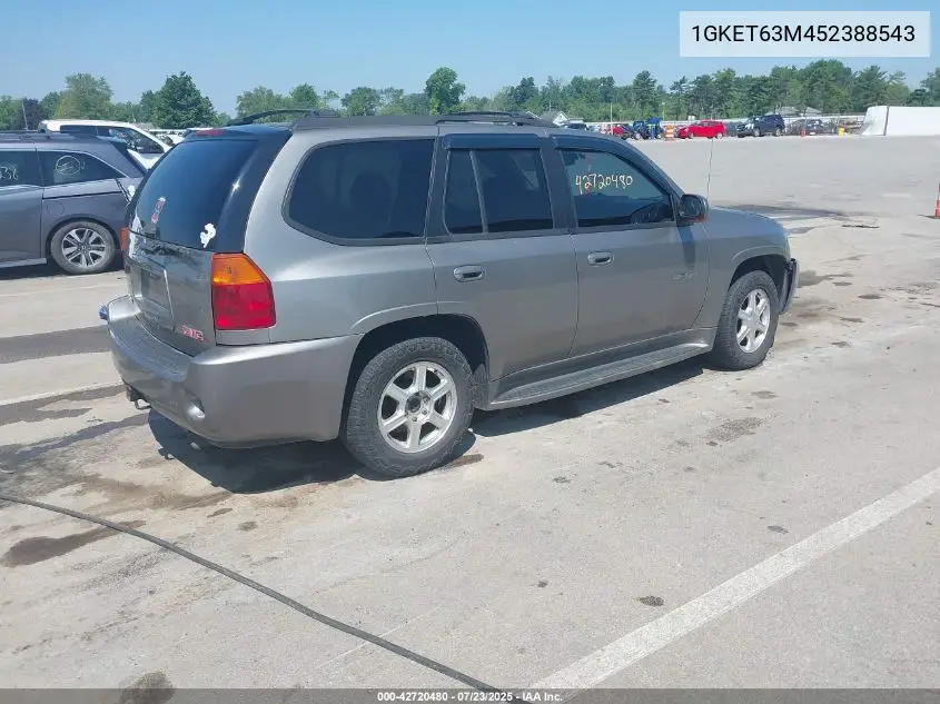 2005 GMC Envoy Denali VIN: 1GKET63M452388543 Lot: 42720480