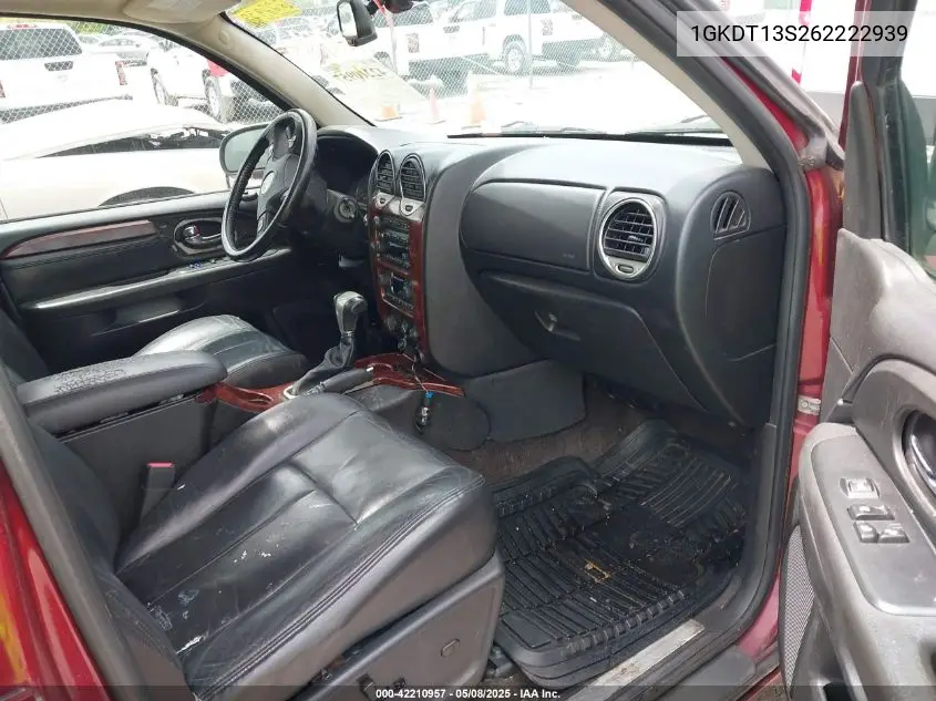 2006 GMC Envoy Slt VIN: 1GKDT13S262222939 Lot: 42210957