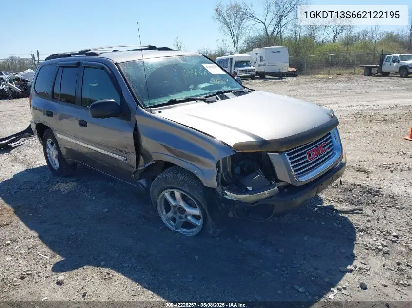2006 GMC Envoy Sle VIN: 1GKDT13S662122195 Lot: 42228257