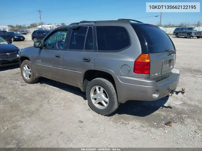 2006 GMC Envoy Sle VIN: 1GKDT13S662122195 Lot: 42228257