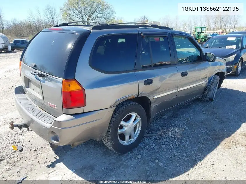 2006 GMC Envoy Sle VIN: 1GKDT13S662122195 Lot: 42228257