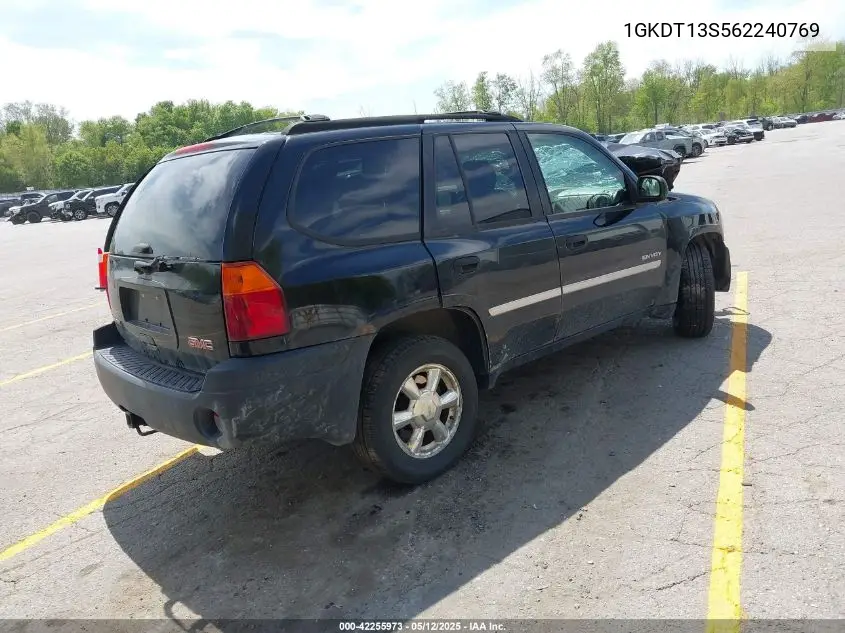 2006 GMC Envoy Sle VIN: 1GKDT13S562240769 Lot: 42255973