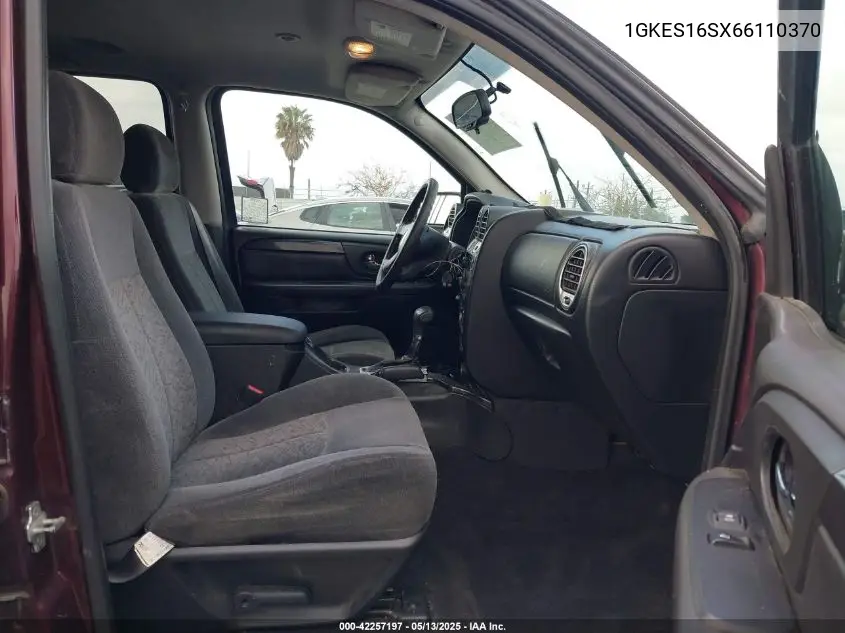 2006 GMC Envoy Xl Sle VIN: 1GKES16SX66110370 Lot: 42257197