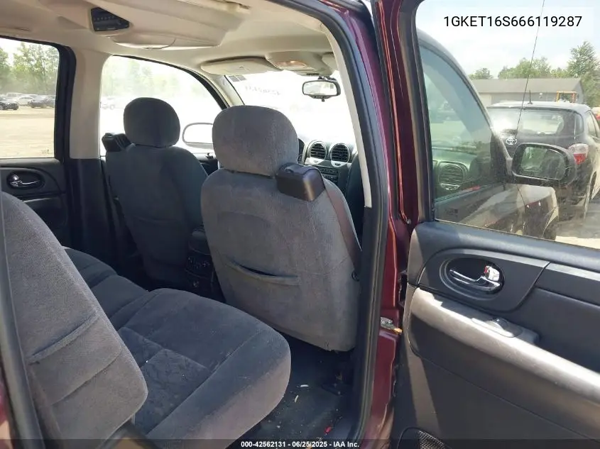 2006 GMC Envoy Xl Sle VIN: 1GKET16S666119287 Lot: 42562131