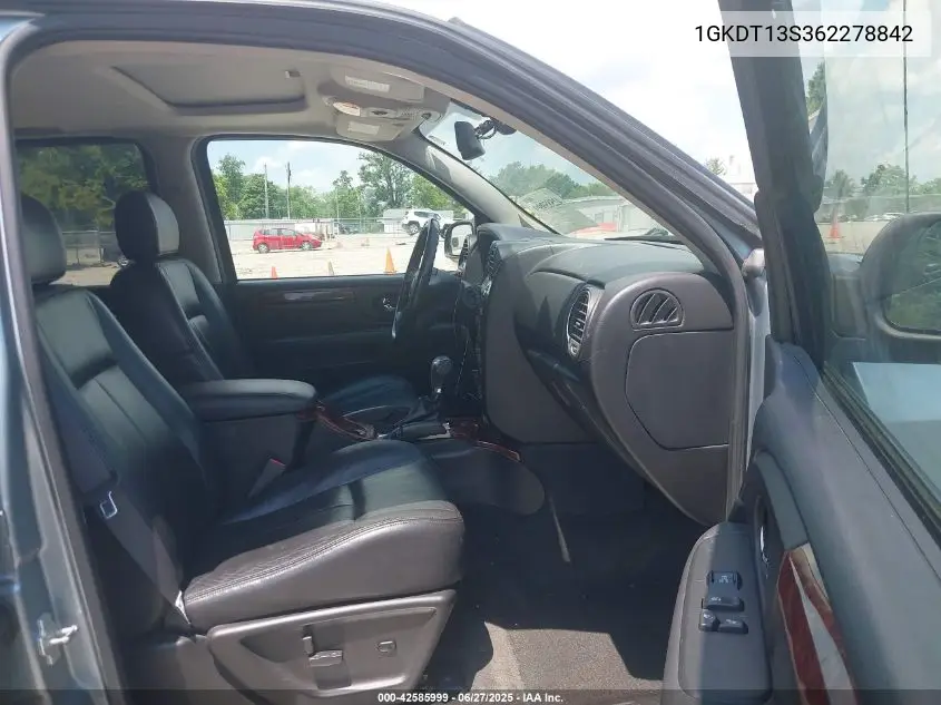 2006 GMC Envoy Slt VIN: 1GKDT13S362278842 Lot: 42585999