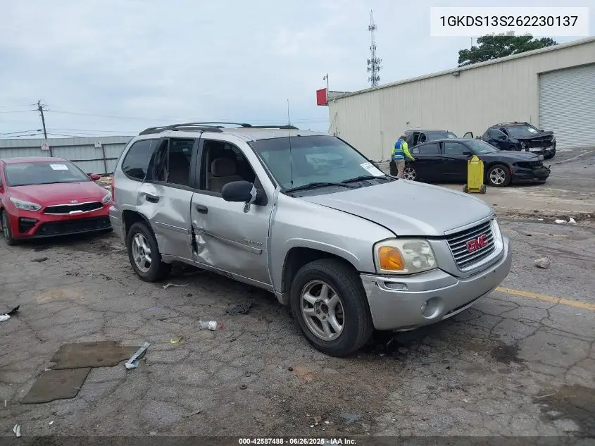 2006 GMC Envoy Sle VIN: 1GKDS13S262230137 Lot: 42587488