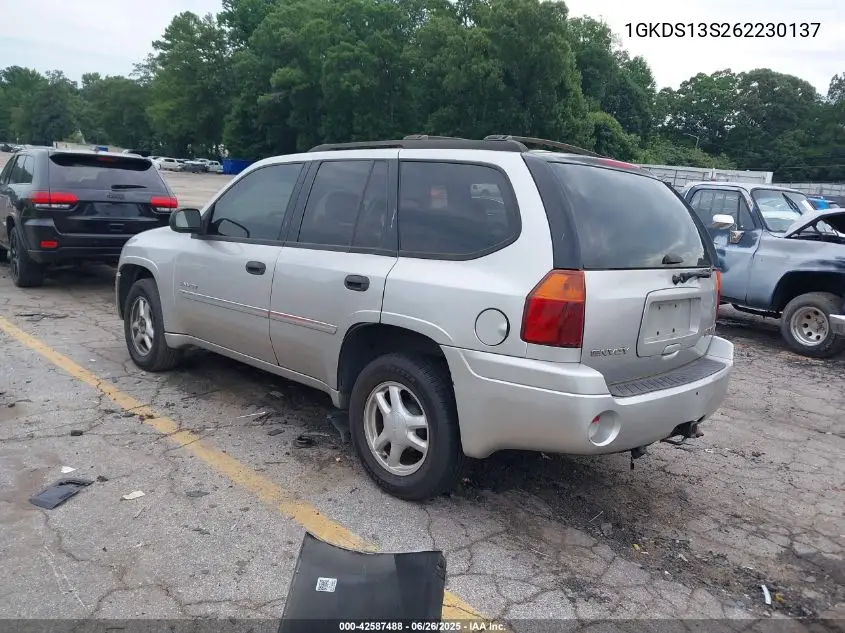 2006 GMC Envoy Sle VIN: 1GKDS13S262230137 Lot: 42587488