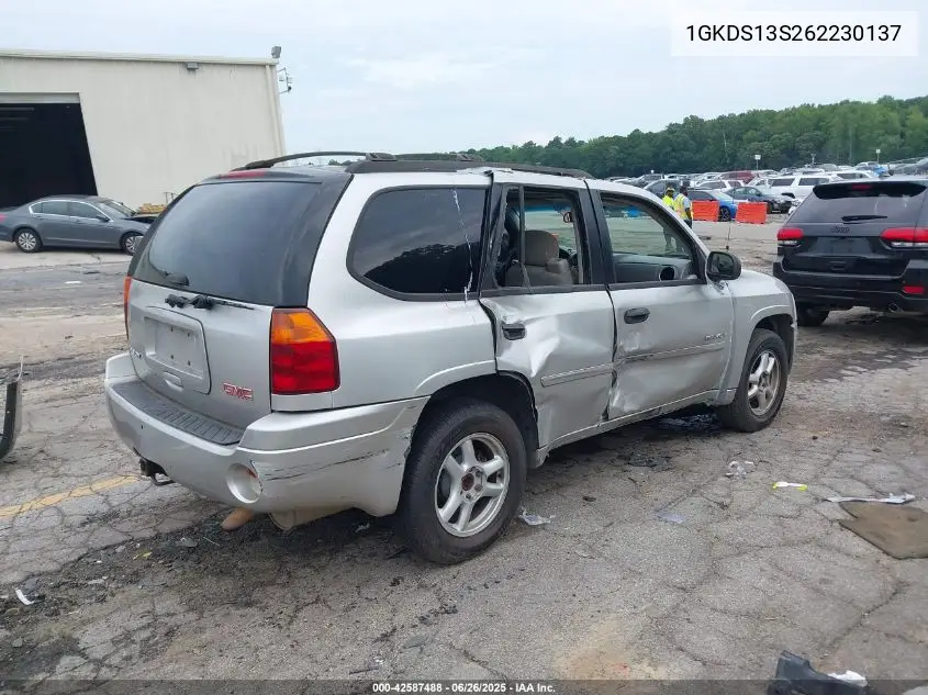 2006 GMC Envoy Sle VIN: 1GKDS13S262230137 Lot: 42587488