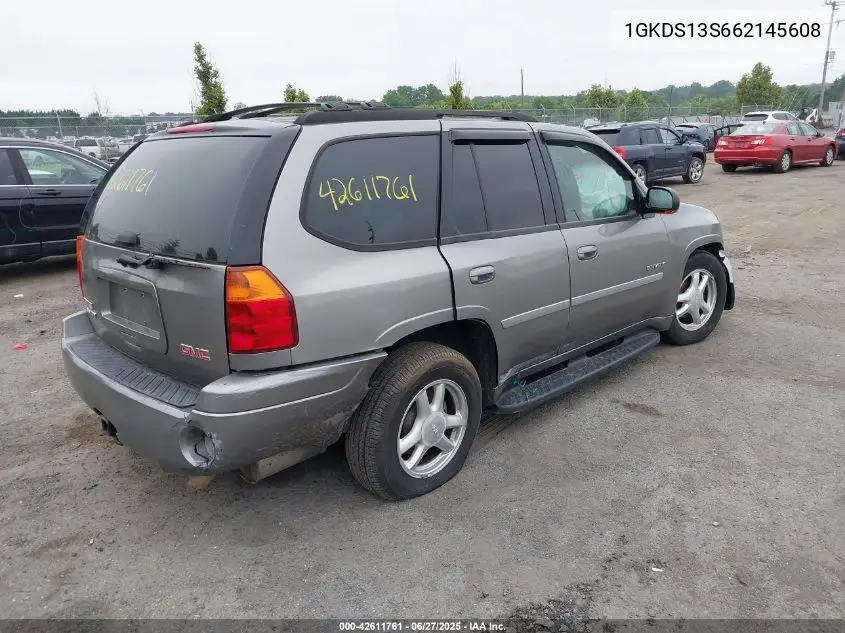 2006 GMC Envoy Slt VIN: 1GKDS13S662145608 Lot: 42611761