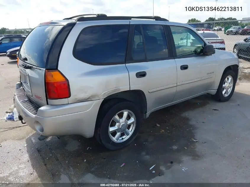 2006 GMC Envoy Sle VIN: 1GKDS13S462213811 Lot: 42792468