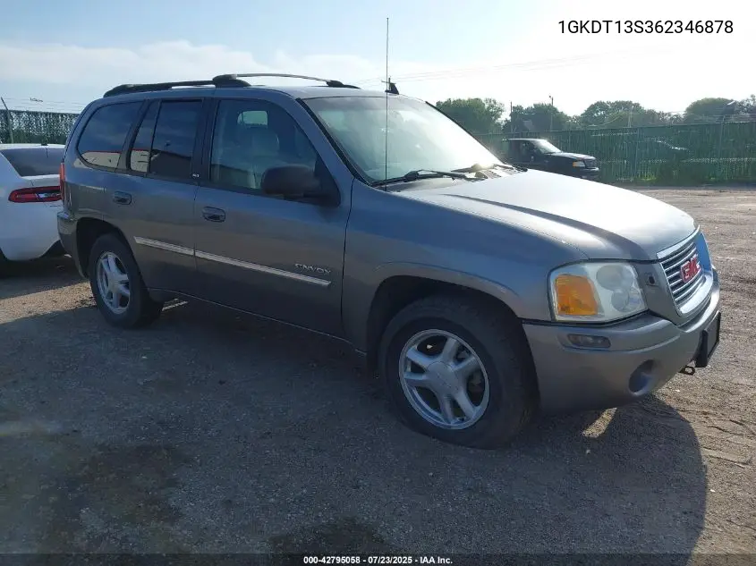 2006 GMC Envoy Slt VIN: 1GKDT13S362346878 Lot: 42795058