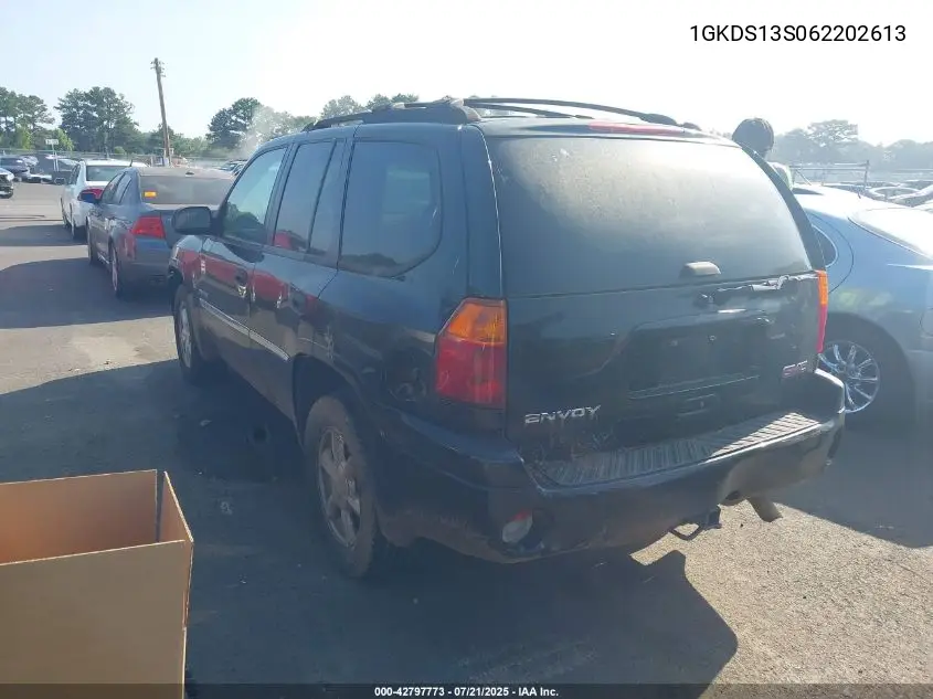 2006 GMC Envoy Sle VIN: 1GKDS13S062202613 Lot: 42797773