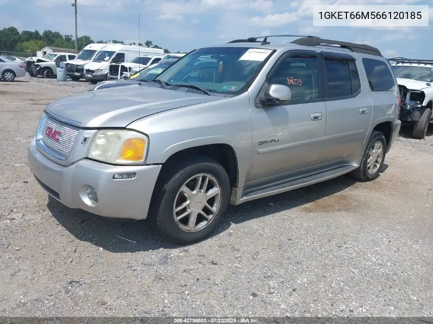 2006 GMC Envoy Xl Denali VIN: 1GKET66M566120185 Lot: 42798803