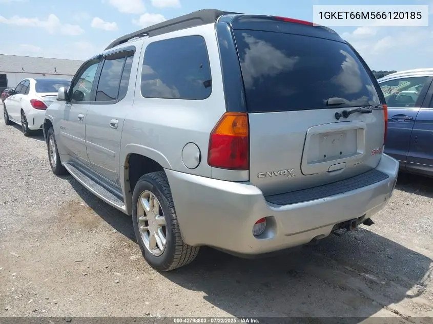 2006 GMC Envoy Xl Denali VIN: 1GKET66M566120185 Lot: 42798803