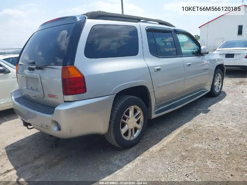 2006 GMC Envoy Xl Denali VIN: 1GKET66M566120185 Lot: 42798803