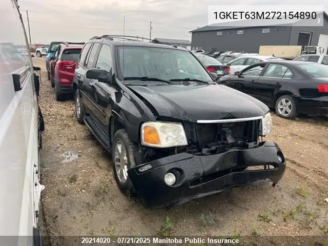 2007 GMC Envoy Denali VIN: 1GKET63M272154890 Lot: 20214020