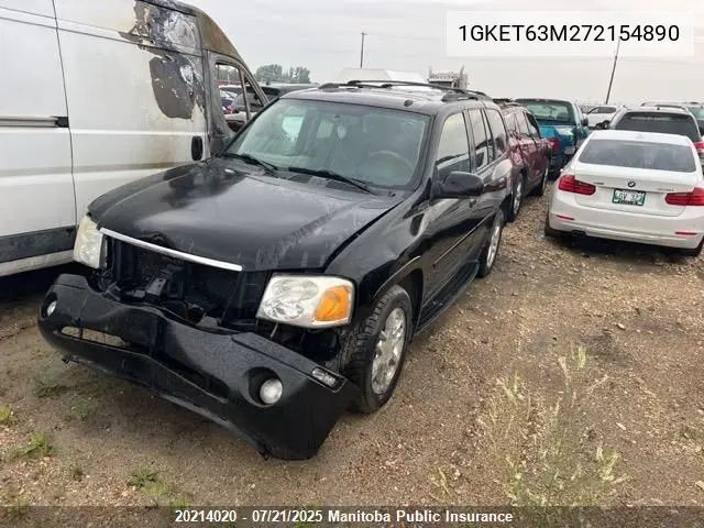 2007 GMC Envoy Denali VIN: 1GKET63M272154890 Lot: 20214020