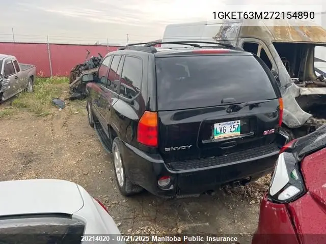 2007 GMC Envoy Denali VIN: 1GKET63M272154890 Lot: 20214020