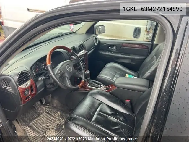 2007 GMC Envoy Denali VIN: 1GKET63M272154890 Lot: 20214020