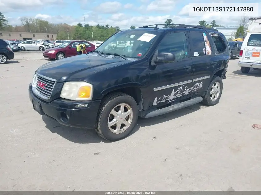 2007 GMC Envoy Slt VIN: 1GKDT13S172147880 Lot: 42117243