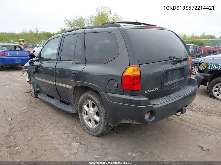 2007 GMC Envoy Sle VIN: 1GKDS13S572214421 Lot: 42186747