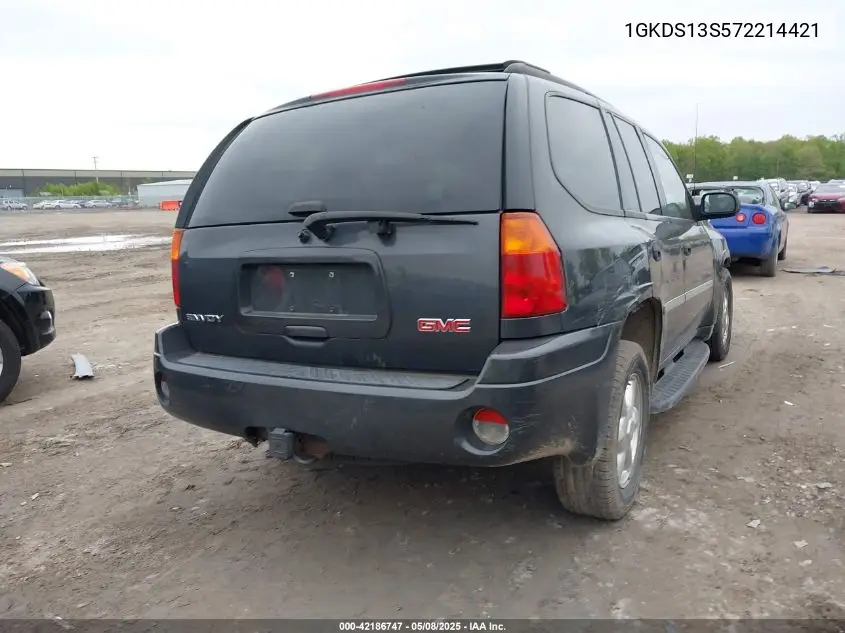 2007 GMC Envoy Sle VIN: 1GKDS13S572214421 Lot: 42186747