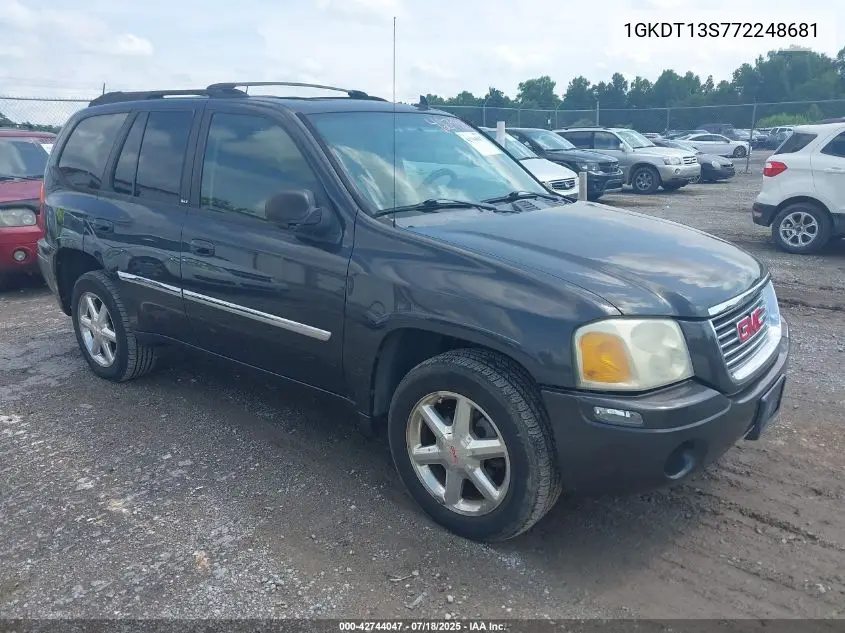 2007 GMC Envoy Slt VIN: 1GKDT13S772248681 Lot: 42744047