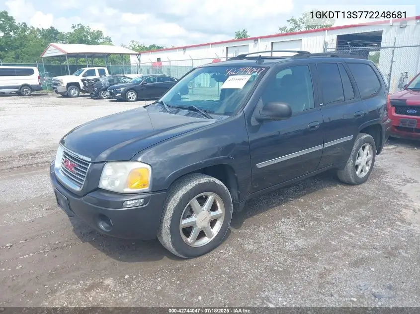 2007 GMC Envoy Slt VIN: 1GKDT13S772248681 Lot: 42744047