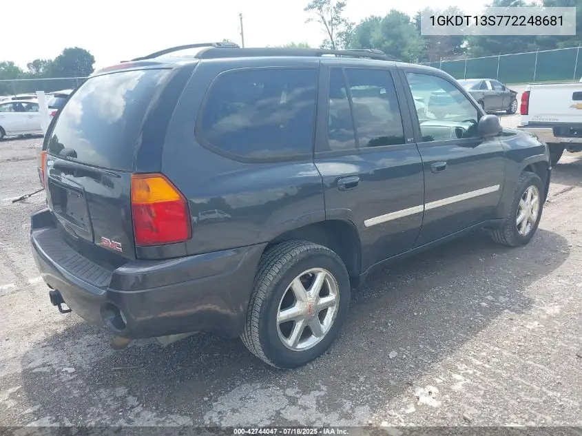 2007 GMC Envoy Slt VIN: 1GKDT13S772248681 Lot: 42744047