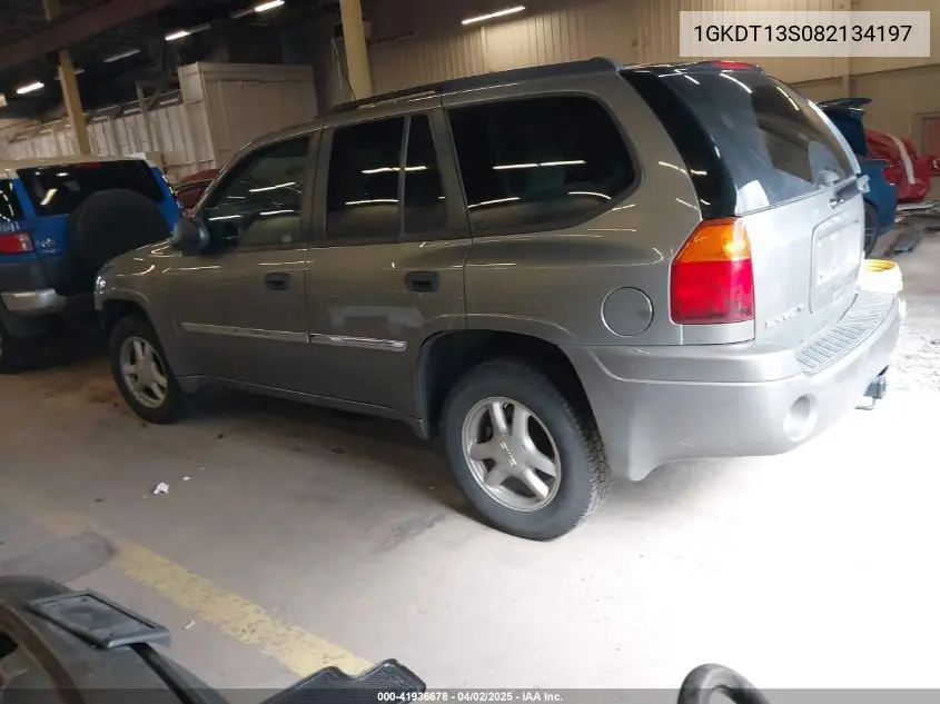 2008 GMC Envoy Sle VIN: 1GKDT13S082134197 Lot: 41936678