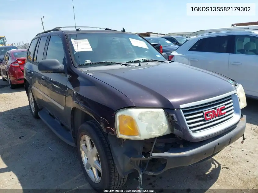 2008 GMC Envoy Slt VIN: 1GKDS13S582179302 Lot: 42189088