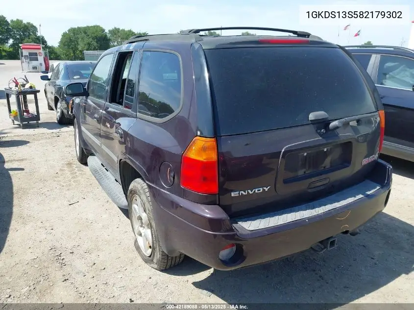 2008 GMC Envoy Slt VIN: 1GKDS13S582179302 Lot: 42189088
