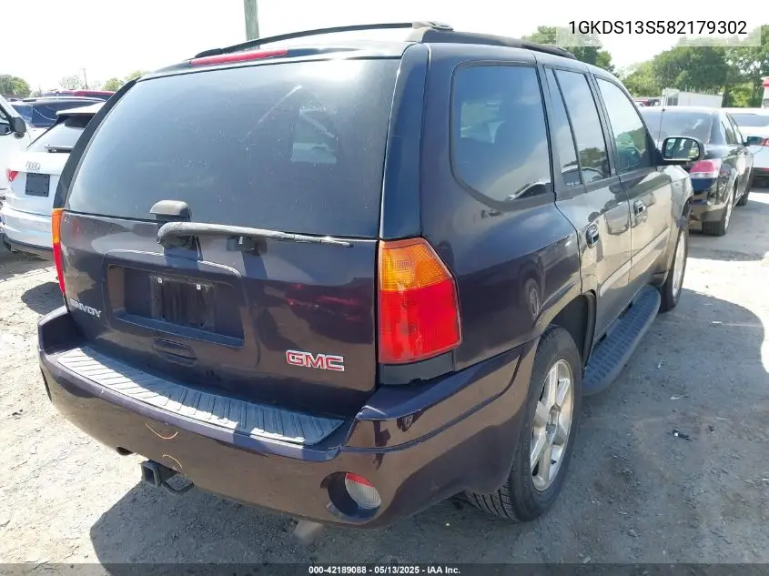 2008 GMC Envoy Slt VIN: 1GKDS13S582179302 Lot: 42189088