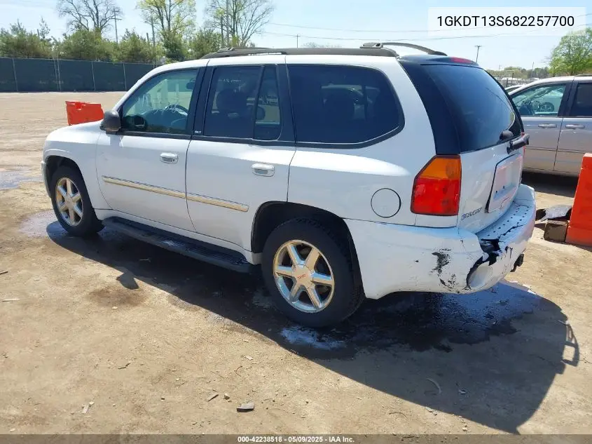 2008 GMC Envoy Slt VIN: 1GKDT13S682257700 Lot: 42238518