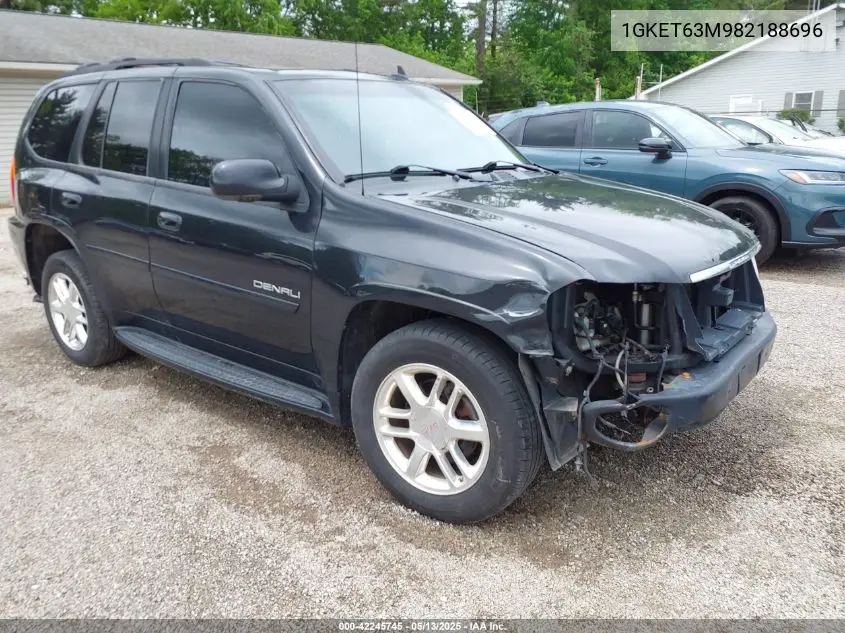2008 GMC Envoy Denali VIN: 1GKET63M982188696 Lot: 42245745