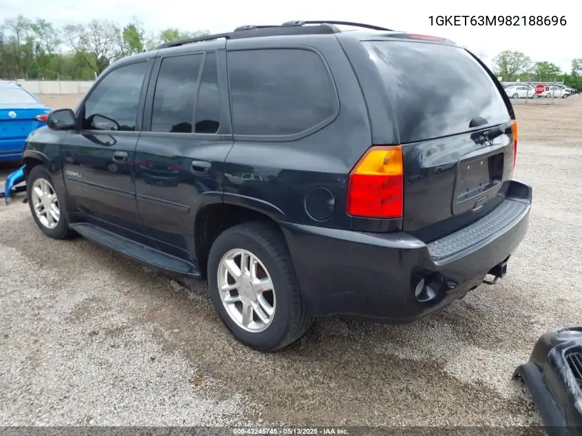 2008 GMC Envoy Denali VIN: 1GKET63M982188696 Lot: 42245745